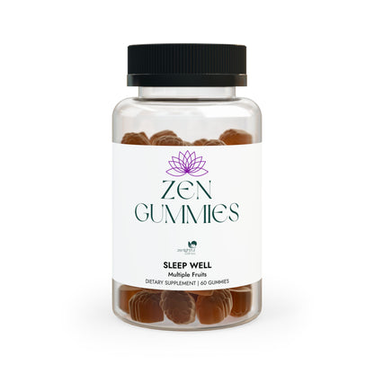 Zenlightful Wellness- ZEN GUMMIES- Sleep Well Gummies (60 Gummies)