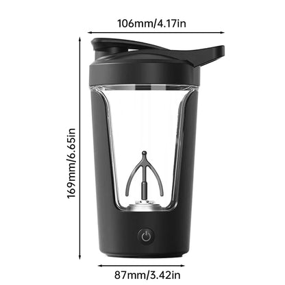 350ML Electric Protein Powder Mixing Cup Automatic Shaker Bottle Mixer Shake Bottle Milk Coffee Blender Kettle for Gym Outdoor